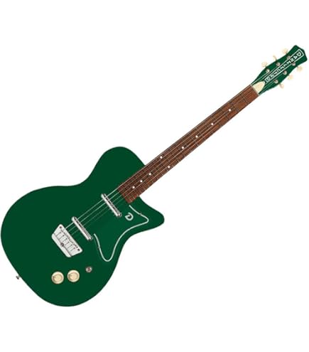 Amazon.com: Danelectro Stock '59 Electric Guitar - Aqua : Musical